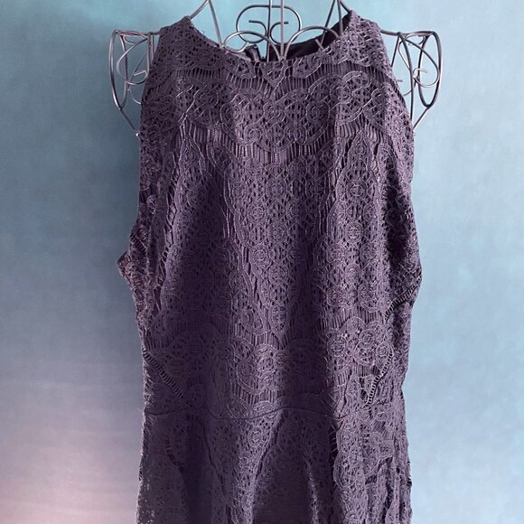 Mossimo - Black Lace Mini Dress - Picture 4 of 13